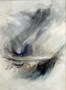 The Gates of the Hills, version av J.M.W. Turners "St. Gothard", frontispice till Vol 4 av "Modern Painters" (se även 69718) av John Ruskin