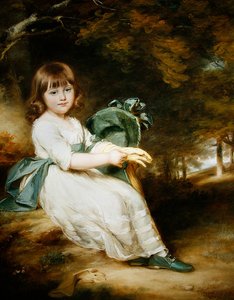 Porträtt av Mary Sheppard av John Russell