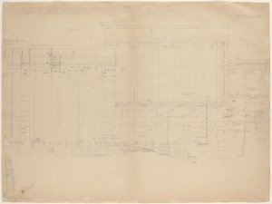 Erecteum, West Elevation [vänster halva]