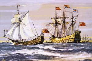 Karl II besöker den kungliga prinsen (år 1672) av John S. Smith