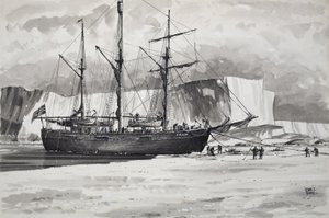 The Fram (gouache på papper) av John S. Smith
