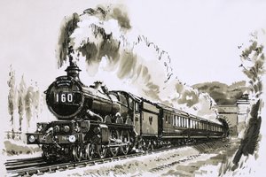 Den berömda 4-6-0 "Castle"-klassen av ånglok som användes av Great Western