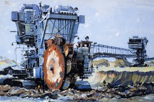 Förvandla öknen till ett överflödesland, illustration från "Mighty Machines