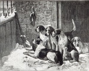 En julsaga, från "Leisure Hour", 1888