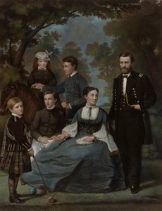 General Grant och hans familj av John Sartain