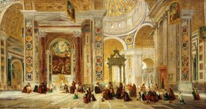 "S:t Peters inredning, Rom", 1824-1885