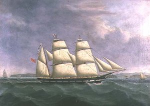 Barken "Norfolk" utanför Cork
