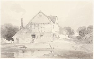 En stuga i Dorking i Surrey av John Sell Cotman