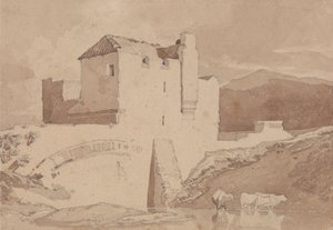 En gammal byggnad av John Sell Cotman