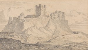 Bamburgh Castle, Northumberland av John Sell Cotman