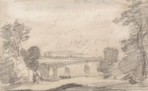 Bridge and Ruin, efter Richard Wilson; På Tibern av John Sell Cotman