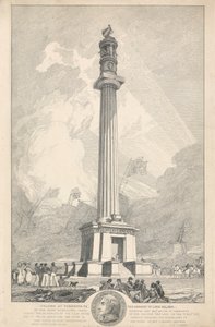 Kolumn i Yarmouth till minnet av Lord Nelson av John Sell Cotman