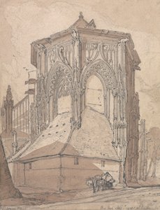 East End av Saint Jacques i Dieppe, Normandie av John Sell Cotman