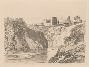 Liber Studiorum: Plate 27, Kilgarren Castle, N. Wales av John Sell Cotman