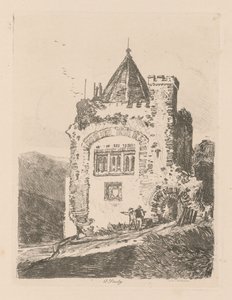 Studiebok: Platta 37, A Study, 1838 av John Sell Cotman