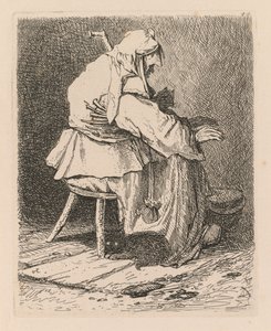 Liber Studiorum: Plåt 44, Skiss efter Rembrandt, 1838. av John Sell Cotman
