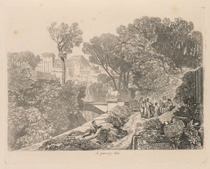 Liber Studiorum: Plate 6, The Judgment of Midas av John Sell Cotman