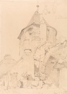 Yarmouth, det nordvästra tornet av John Sell Cotman