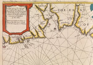 Den engelske lotsens första bok: beskrivning av den nordliga sjöfarten, ca 1671 (papper) av John Seller
