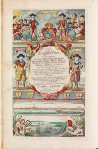 Den engelske lotsens första bok: beskrivning av den nordliga sjöfarten, ca 1671 (papper) av John Seller