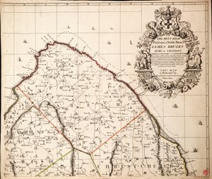 En ny  exakt karta över ön Barbados i Amerika enligt undersökning gjord under åren 1717 till 1721 av William Mayo