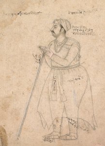 Porträtt av Maharaja Rai Singh av Bikaner (regerade 1574-1612) av John Seymour