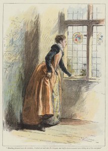 Denises hjärta (chromolitho) av John Seymour Lucas