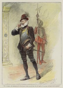 Denises hjärta (chromolitho) av John Seymour Lucas
