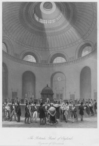 The Rotunda, Bank of England - Payment of Dividends, c1841