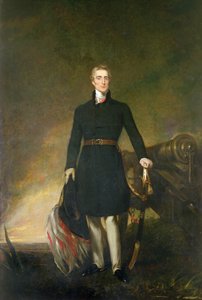 Arthur Wellesley (1769-1852) Duke of Wellington (olja på duk)