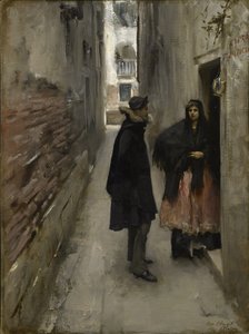 En gata i Venedig av John Singer Sargent