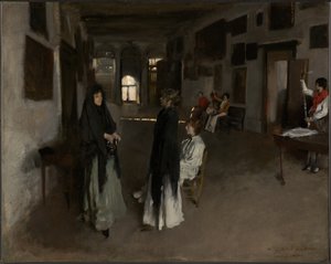 En venetiansk interiör av John Singer Sargent