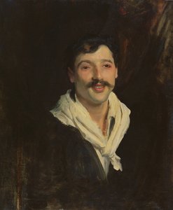 En italiensk sjöman (olja på duk) av John Singer Sargent