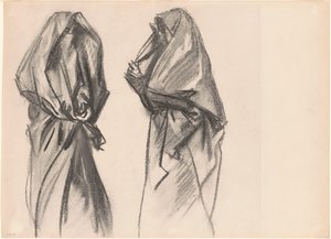 Beduinska kvinnor, 1890-1891. av John Singer Sargent