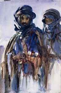 Beduiner, ca 1905 (wc på papper) av John Singer Sargent