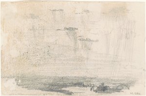 Moln [verso] av John Singer Sargent