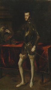 Kopia efter Titians porträtt av Filip II