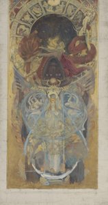 Design för Boston Public Library, 1890-4 av John Singer Sargent