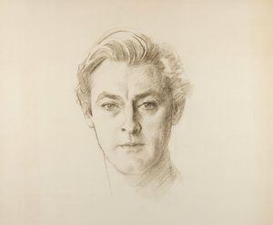 John Barrymore, 1923 (krita på papper) av John Singer Sargent