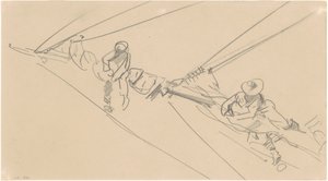 Män på en Spar av John Singer Sargent