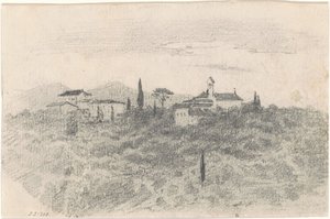Kloster [recto], 1870-1872. av John Singer Sargent
