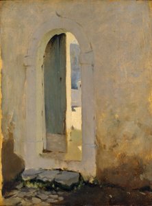 Öppen dörr, Marocko, 1879-80 av John Singer Sargent