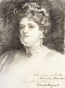 Porträtt av Blanche Marchesi, 1910 av John Singer Sargent