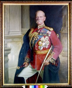 Porträtt av general Sir Frederick Sleigh Roberts (1832-1914) Målning av John Singer Sargent (1856-1925). 1906 London National Portrait Gallery av John Singer Sargent