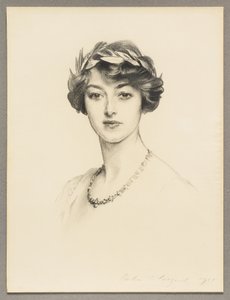Porträtt av fru Gilbert Russell av John Singer Sargent