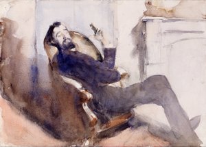 Porträtt av Paul-César Helleu av John Singer Sargent