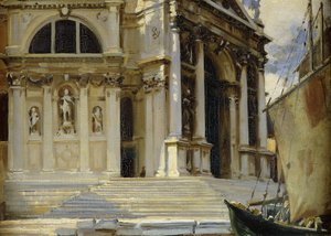 Santa Maria della Salute, Venedig, av John Singer Sargent