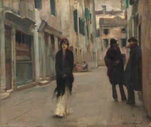 Gata i Venedig, 1882. av John Singer Sargent