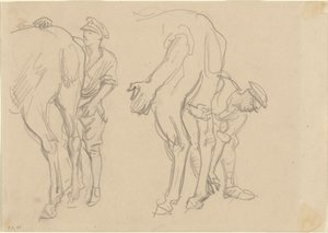 Studier för Scots Grey, 1918. av John Singer Sargent