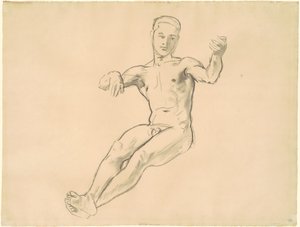 Studie för Arion, 1919-1920. av John Singer Sargent